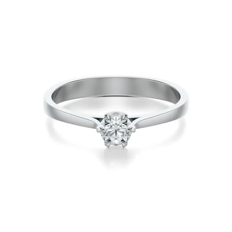 Pierścionek zaręczynowy z brylantem